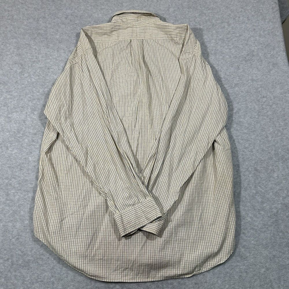 RALPH LAUREN  Yellow Checkered BUTTON SHIRT Size‎ Large Blaire - Picture 7 of 8